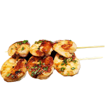 208. Gamba Spieße (2 Spieße) 208. Gamba Spieße (2 Spieße)
